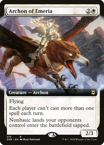 Archon of Emeria (Extended) [Zendikar Rising]