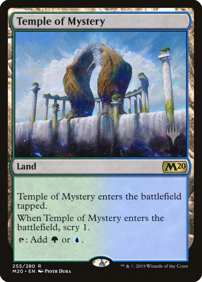 Temple of Mystery (Promo Pack) [Core Set 2020 Promos] | Gauntlet Hobbies - Angola