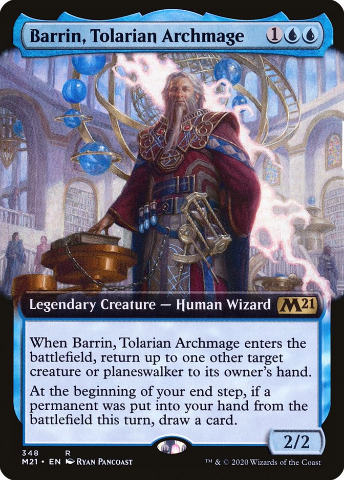 Barrin, Tolarian Archmage (Extended) [Core Set 2021] | Gauntlet Hobbies - Angola