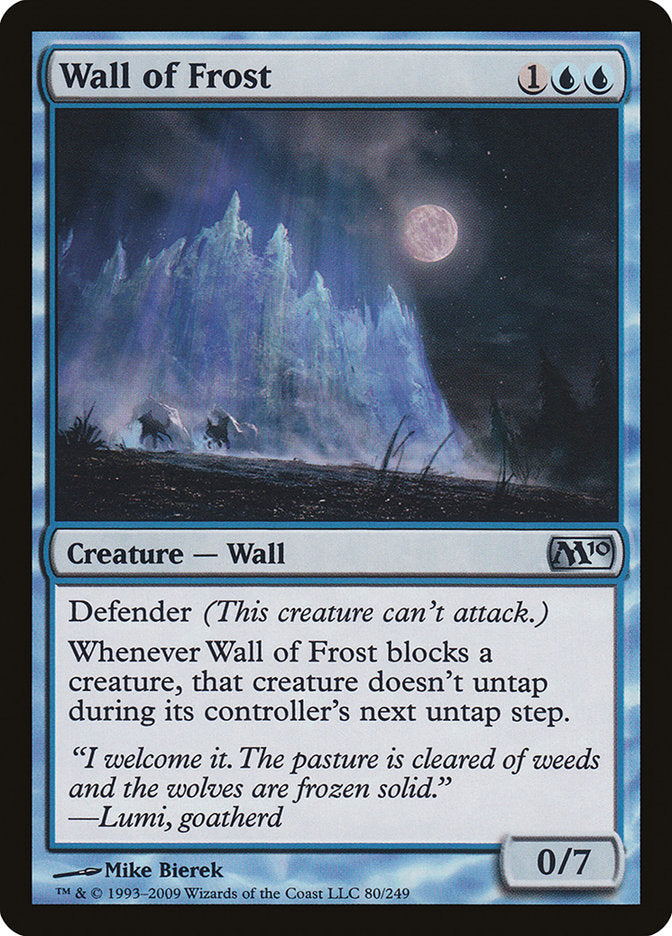 Wall of Frost [Magic 2010] | Gauntlet Hobbies - Angola