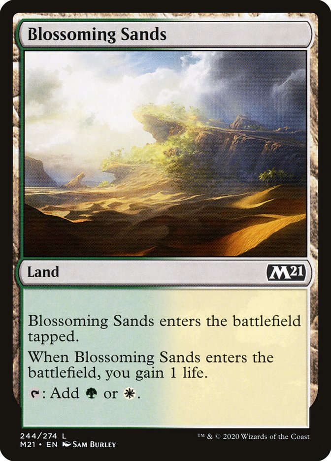 Blossoming Sands [Core Set 2021] | Gauntlet Hobbies - Angola