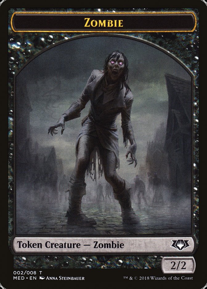 Zombie Token [Mythic Edition Tokens] | Gauntlet Hobbies - Angola