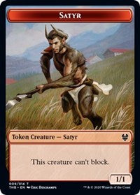 Satyr // Spider Double-sided Token [Theros Beyond Death Tokens] | Gauntlet Hobbies - Angola