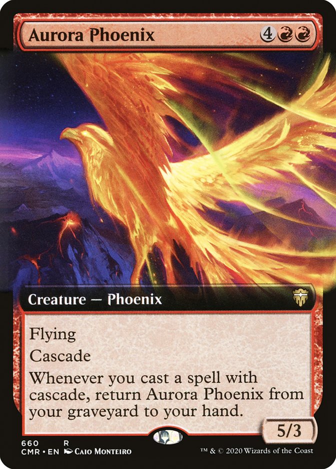 Aurora Phoenix (Extended) [Commander Legends] | Gauntlet Hobbies - Angola