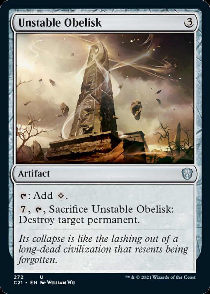 Unstable Obelisk [Commander 2021] | Gauntlet Hobbies - Angola