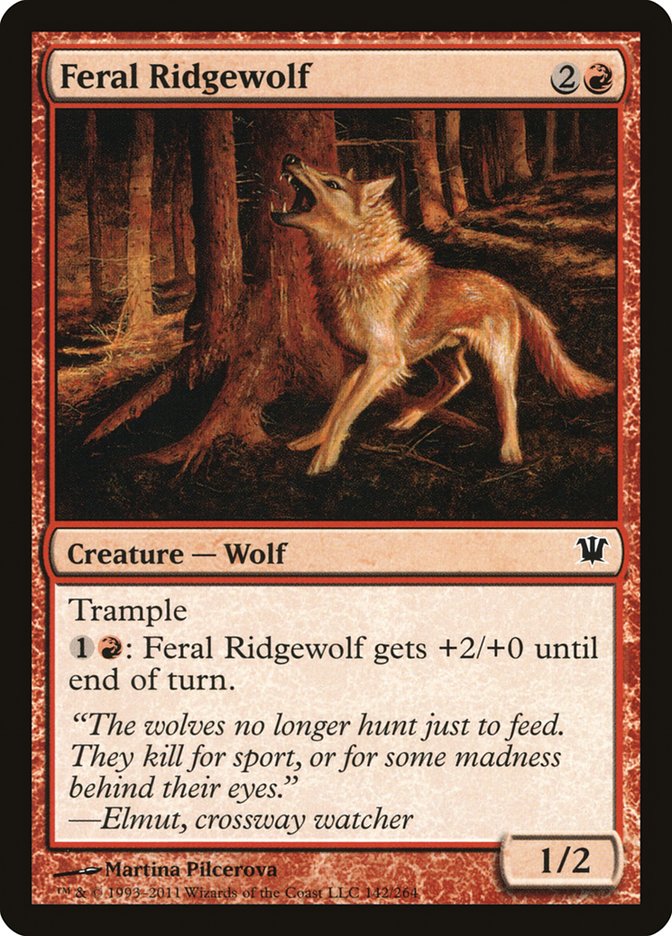 Feral Ridgewolf [Innistrad] | Gauntlet Hobbies - Angola