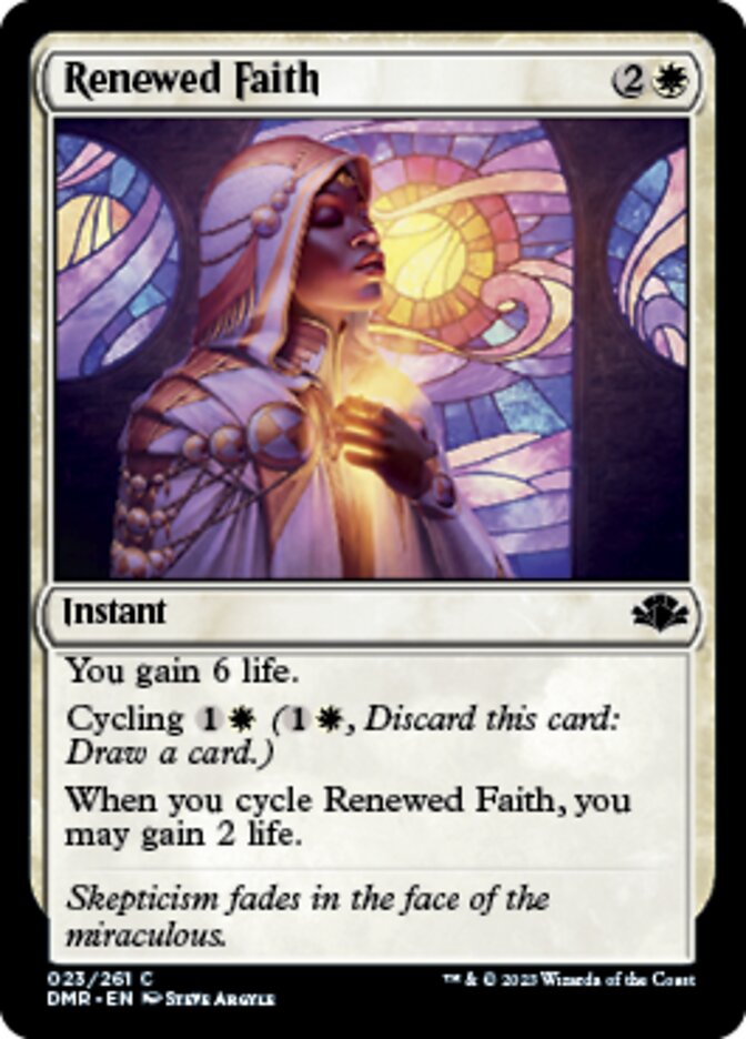 Renewed Faith [Dominaria Remastered] | Gauntlet Hobbies - Angola