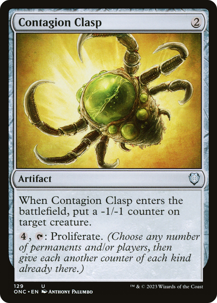 Contagion Clasp [Phyrexia: All Will Be One Commander] | Gauntlet Hobbies - Angola