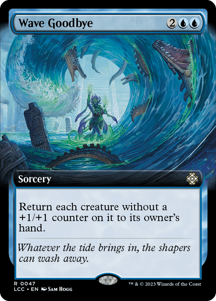 Wave Goodbye (Extended Art) [The Lost Caverns of Ixalan Commander] | Gauntlet Hobbies - Angola