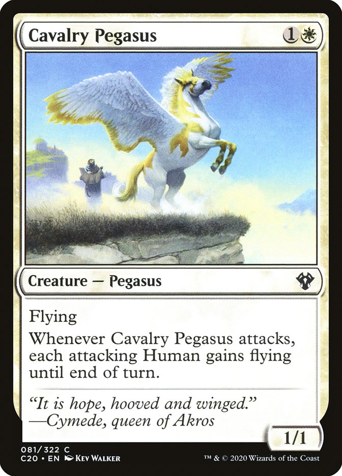 Cavalry Pegasus [Commander 2020] | Gauntlet Hobbies - Angola