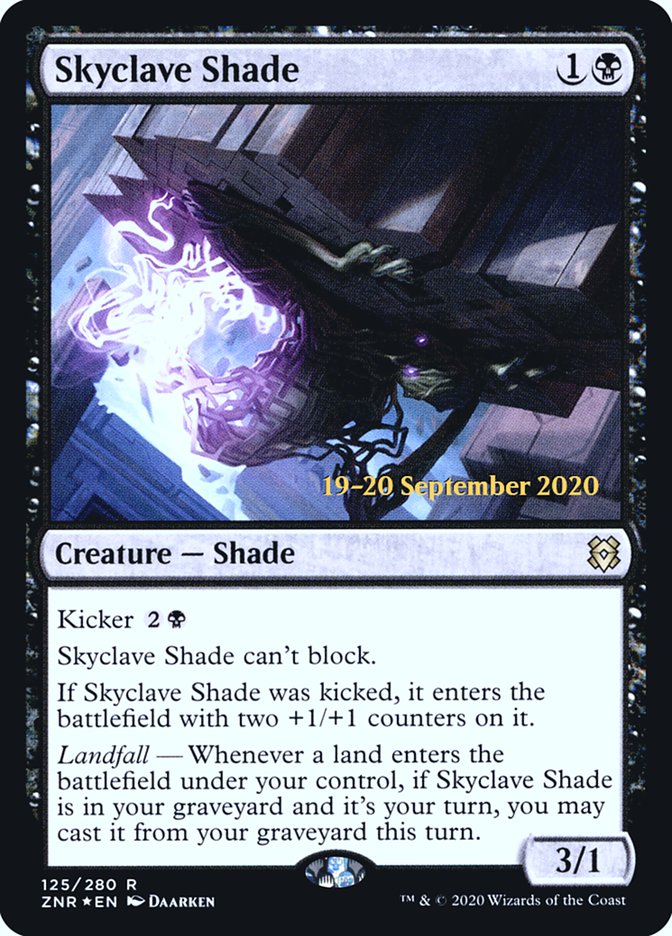 Skyclave Shade [Zendikar Rising Prerelease Promos] | Gauntlet Hobbies - Angola