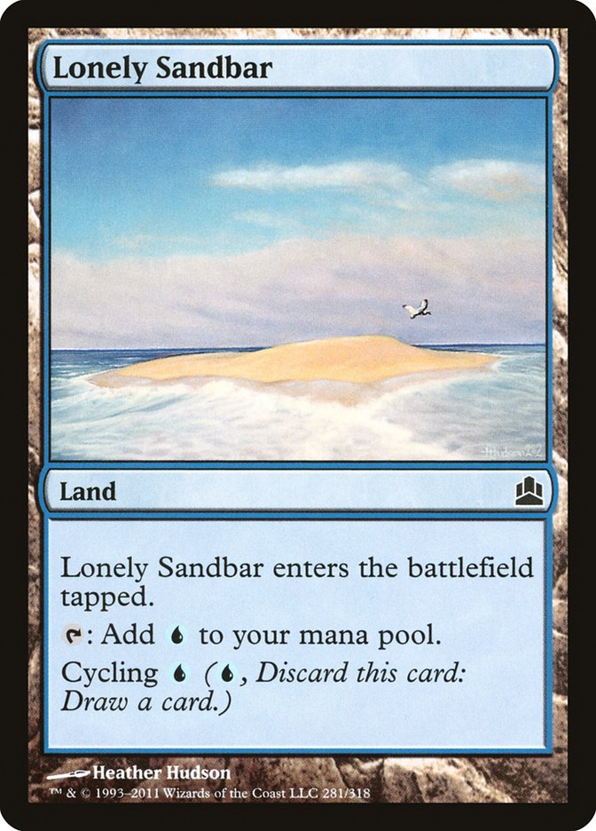Lonely Sandbar [Commander 2011] | Gauntlet Hobbies - Angola