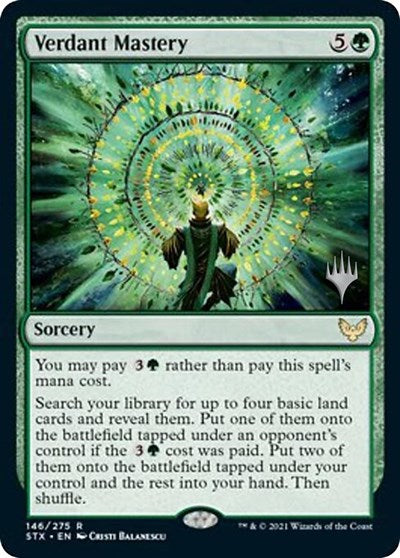 Verdant Mastery (Promo Pack) [Strixhaven: School of Mages Promos] | Gauntlet Hobbies - Angola
