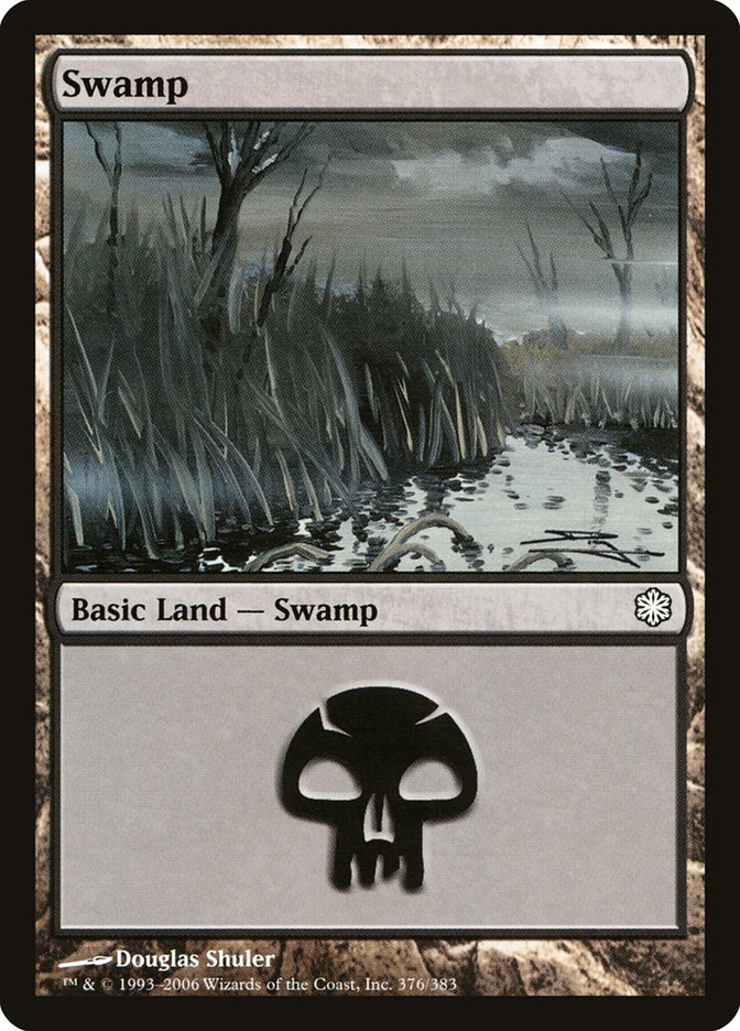 Swamp (376) [Coldsnap Theme Decks] | Gauntlet Hobbies - Angola