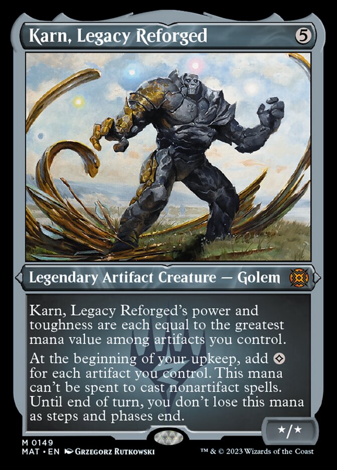 Karn, Legacy Reforged (Foil Etched) [March of the Machine: The Aftermath] | Gauntlet Hobbies - Angola