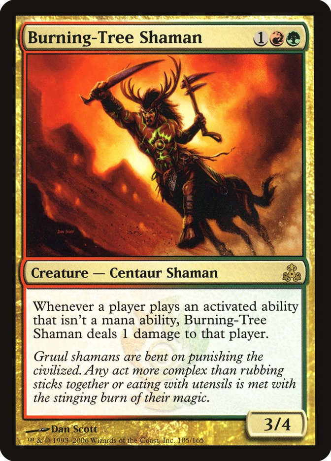 Burning-Tree Shaman [Guildpact] | Gauntlet Hobbies - Angola