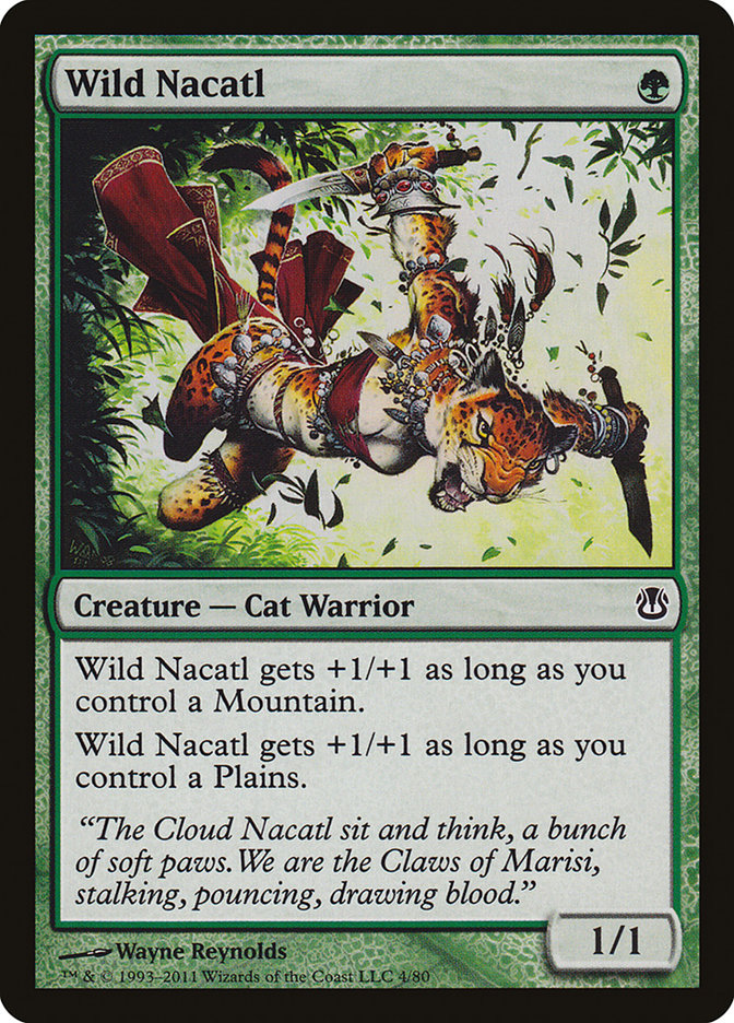 Wild Nacatl [Duel Decks: Ajani vs. Nicol Bolas]