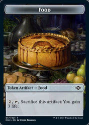 Bird Token // Food Token (17) [Modern Horizons 2 Tokens]