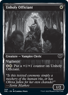 Unholy Officiant [Innistrad: Double Feature] | Gauntlet Hobbies - Angola