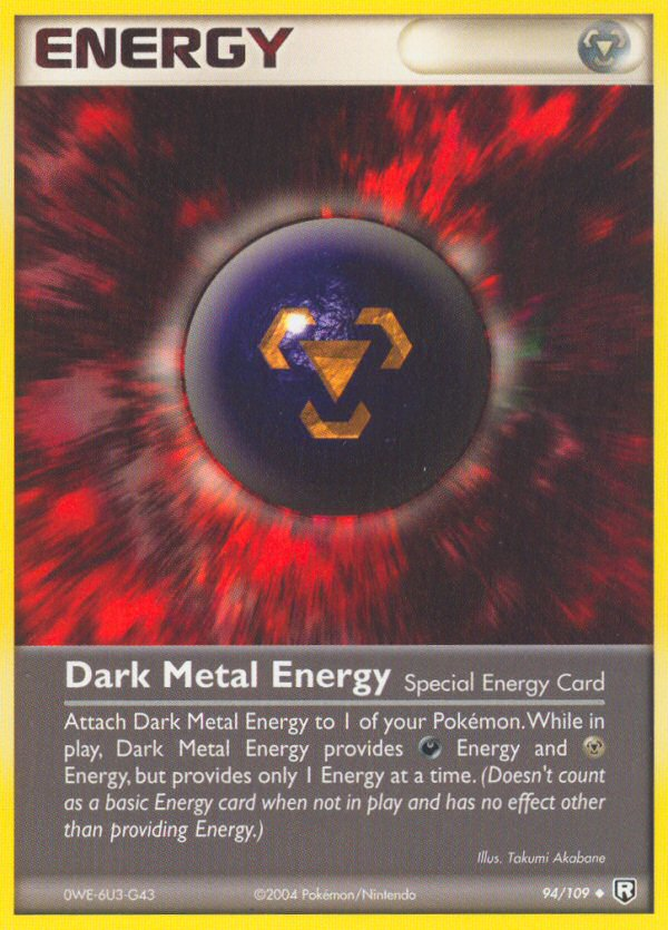 Dark Metal Energy (94/109) [EX: Team Rocket Returns] | Gauntlet Hobbies - Angola