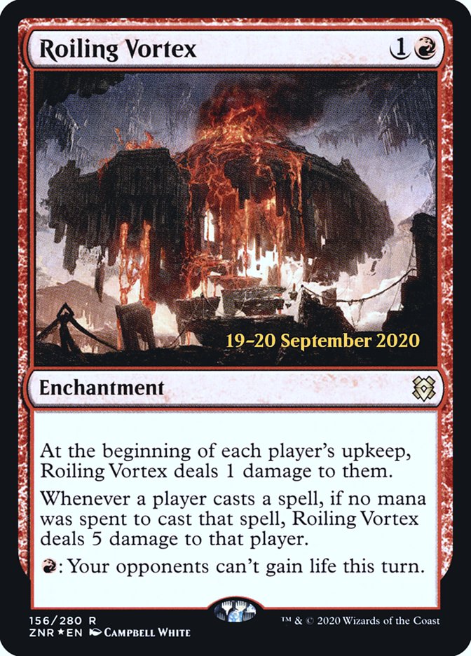 Roiling Vortex [Zendikar Rising Prerelease Promos] | Gauntlet Hobbies - Angola