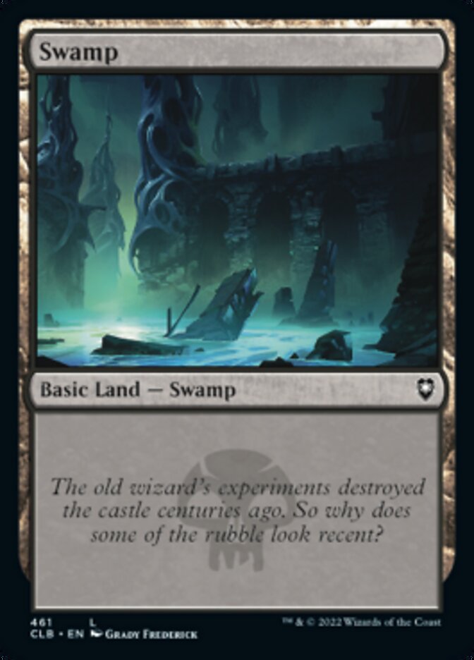 Swamp (461) [Commander Legends: Battle for Baldur's Gate] | Gauntlet Hobbies - Angola