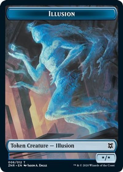 Illusion // Pegasus Double-sided Token [Challenger Decks 2021 Tokens]