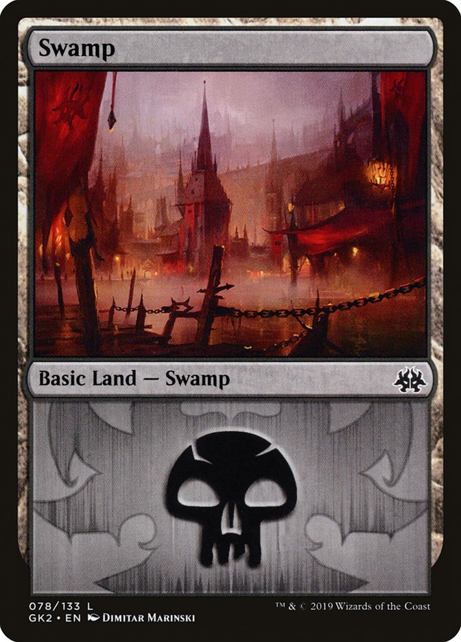Swamp (78) [Ravnica Allegiance Guild Kit] | Gauntlet Hobbies - Angola
