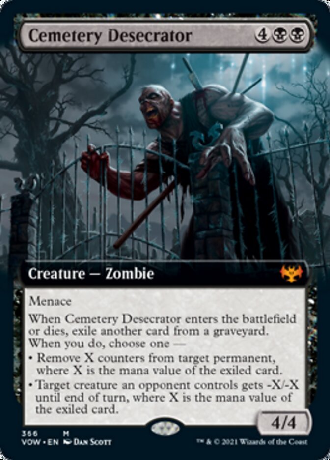 Cemetery Desecrator (Extended) [Innistrad: Crimson Vow] | Gauntlet Hobbies - Angola