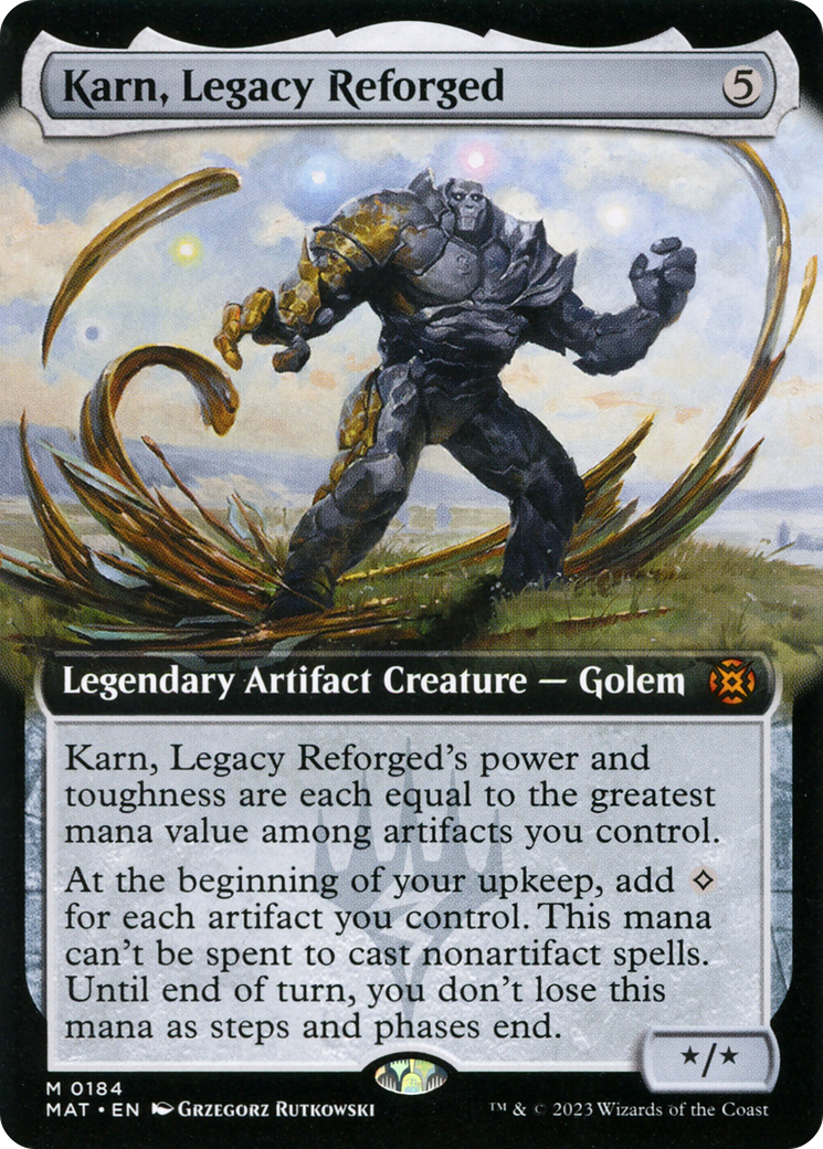 Karn, Legacy Reforged (Extended Art) [March of the Machine: The Aftermath] | Gauntlet Hobbies - Angola