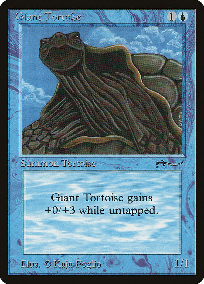 Giant Tortoise (Light Mana Cost) [Arabian Nights] | Gauntlet Hobbies - Angola