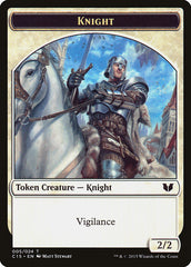 Knight (005) // Spirit (023) Double-Sided Token [Commander 2015 Tokens] | Gauntlet Hobbies - Angola