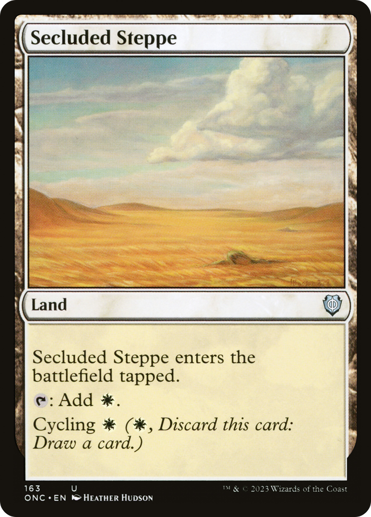 Secluded Steppe [Phyrexia: All Will Be One Commander] | Gauntlet Hobbies - Angola