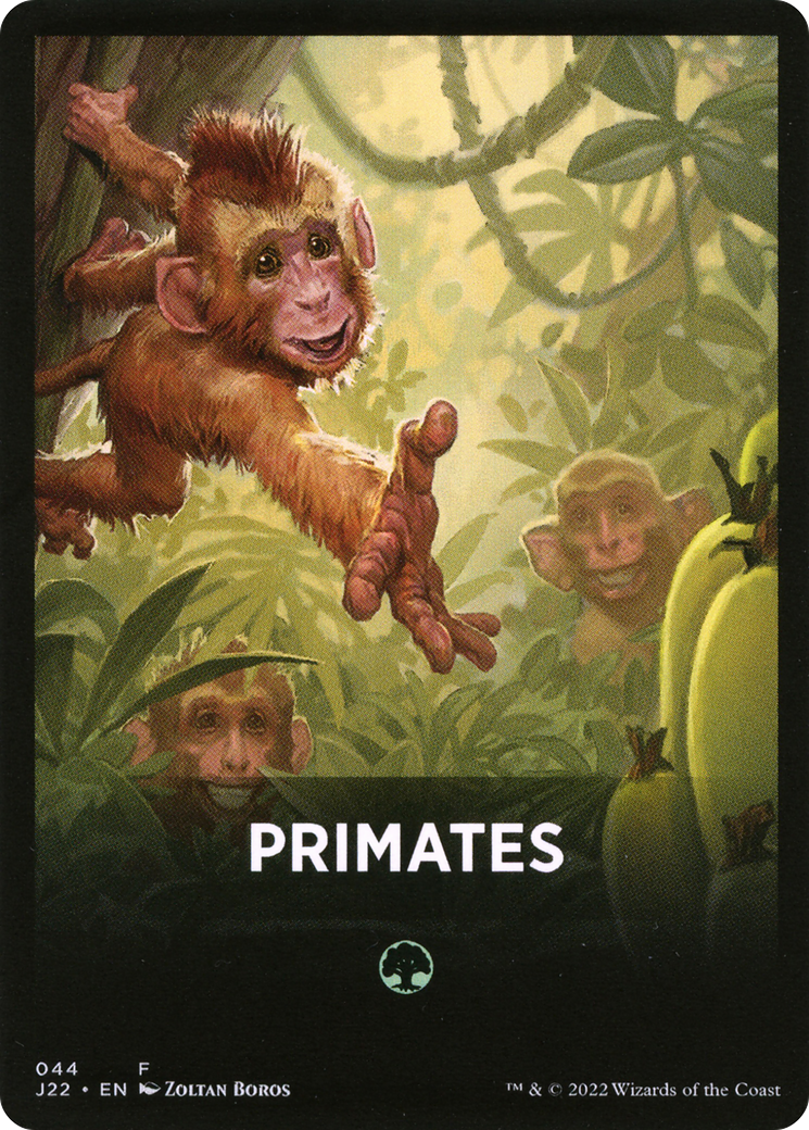 Primates Theme Card [Jumpstart 2022 Front Cards] | Gauntlet Hobbies - Angola