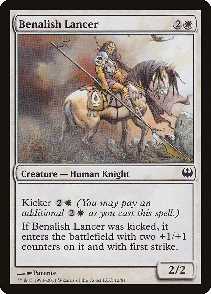 Benalish Lancer [Duel Decks: Knights vs. Dragons] | Gauntlet Hobbies - Angola