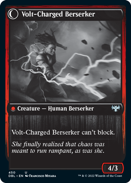 Voltaic Visionary // Volt-Charged Berserker [Innistrad: Double Feature] | Gauntlet Hobbies - Angola