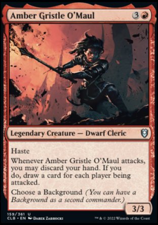 Amber Gristle O'Maul [Commander Legends: Battle for Baldur's Gate] | Gauntlet Hobbies - Angola