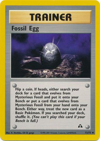 Fossil Egg (72/75) [Neo Discovery Unlimited] | Gauntlet Hobbies - Angola