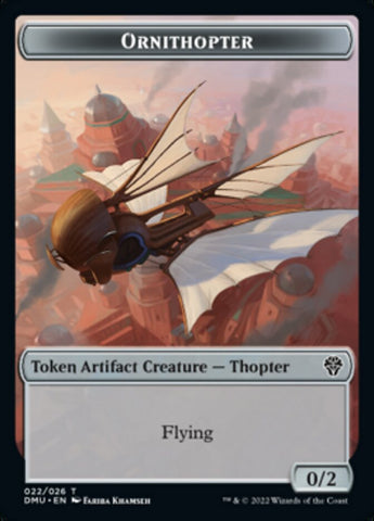 Soldier // Ornithopter Double-sided Token [Dominaria United Tokens]