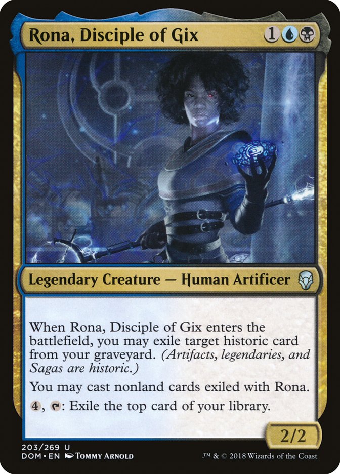 Rona, Disciple of Gix [Dominaria] | Gauntlet Hobbies - Angola
