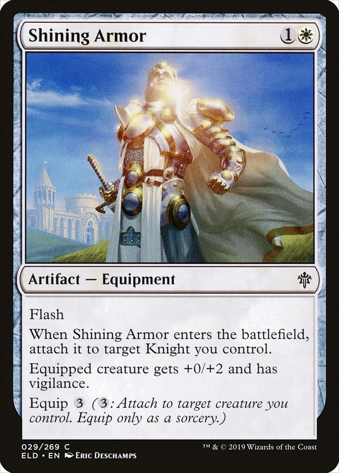 Shining Armor [Throne of Eldraine] | Gauntlet Hobbies - Angola
