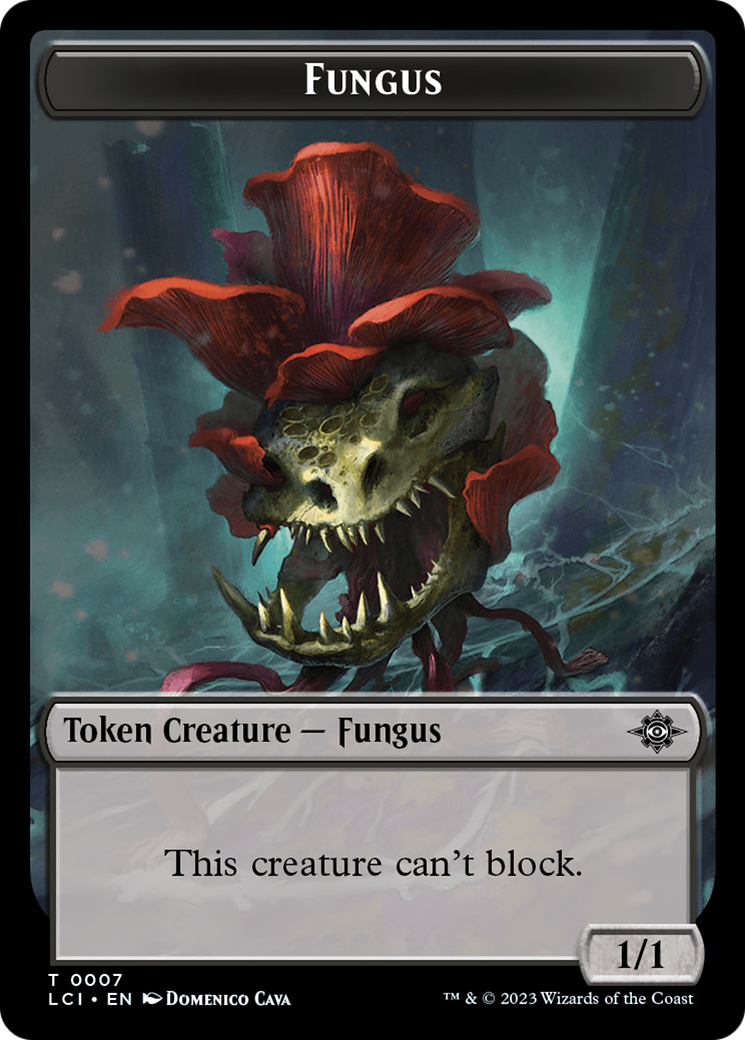 Copy // Fungus Double-Sided Token [The Lost Caverns of Ixalan Tokens] | Gauntlet Hobbies - Angola