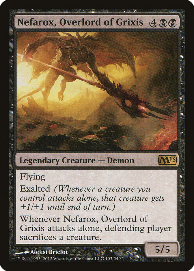 Nefarox, Overlord of Grixis [Magic 2013] | Gauntlet Hobbies - Angola