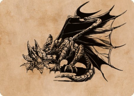 Ancient Copper Dragon Art Card (52) [Commander Legends: Battle for Baldur's Gate Art Series] | Gauntlet Hobbies - Angola