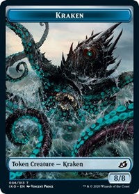 Kraken // Human Soldier (003) Double-sided Token [Ikoria: Lair of Behemoths Tokens] | Gauntlet Hobbies - Angola