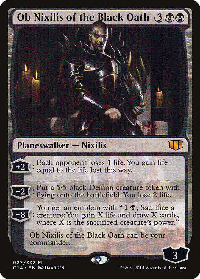 Ob Nixilis of the Black Oath [Commander 2014] | Gauntlet Hobbies - Angola