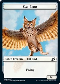 Cat Bird // Human Soldier (004) Double-sided Token [Ikoria: Lair of Behemoths Tokens] | Gauntlet Hobbies - Angola
