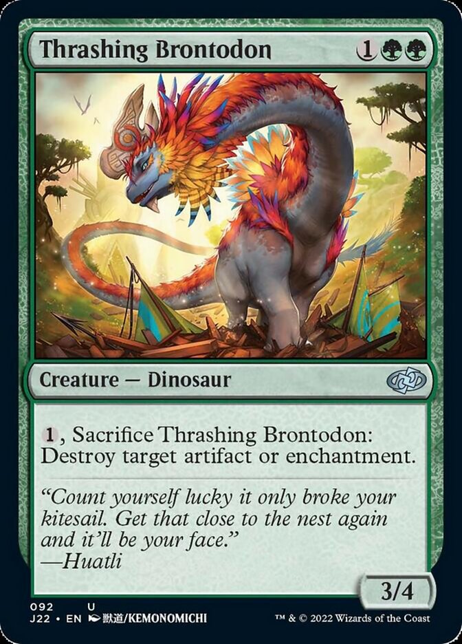 Thrashing Brontodon [Jumpstart 2022] | Gauntlet Hobbies - Angola