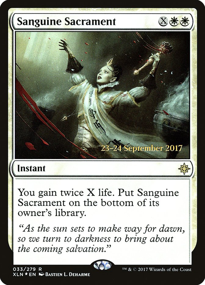 Sanguine Sacrament [Ixalan Prerelease Promos] | Gauntlet Hobbies - Angola