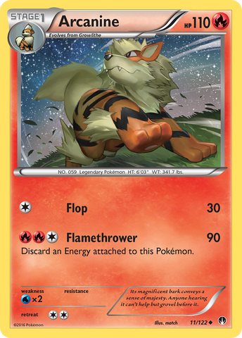 Arcanine (11/122) [XY: BREAKpoint]